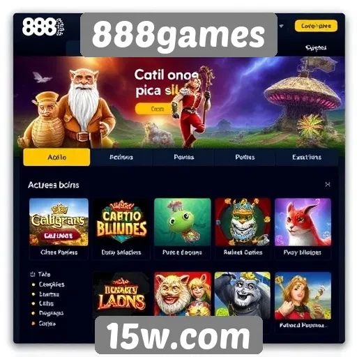Interface do usuário do 888games recebe atualizações